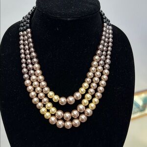 Elegant Multi-Strand Pearl Necklace